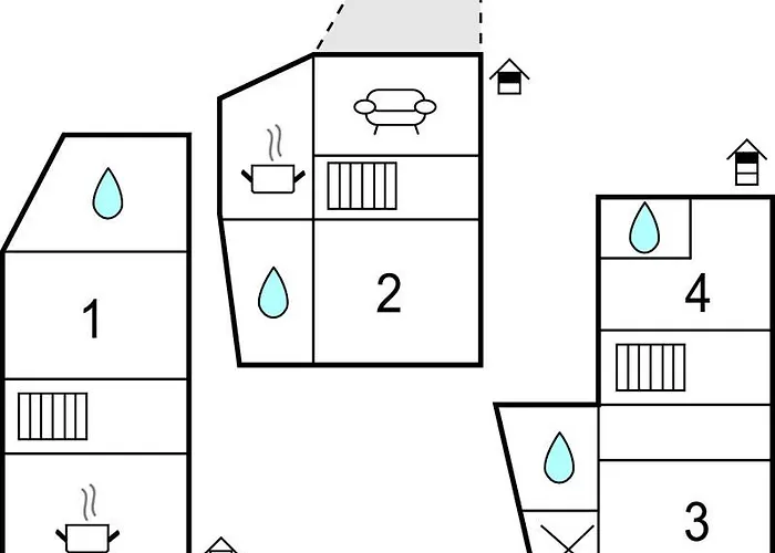 Dom wakacyjny Awesome In With Kitchen Burzanella